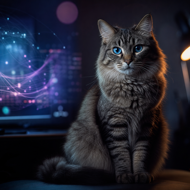 Comment s&rsquo;appelle le chat en vedette sur ce blog WordPress ?